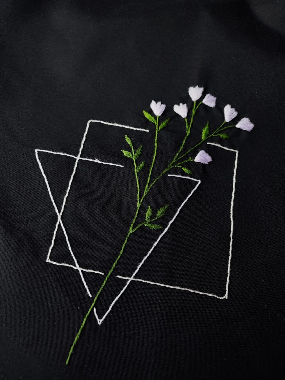 Juodos spalvos medvilninis daugkartinis maišelis