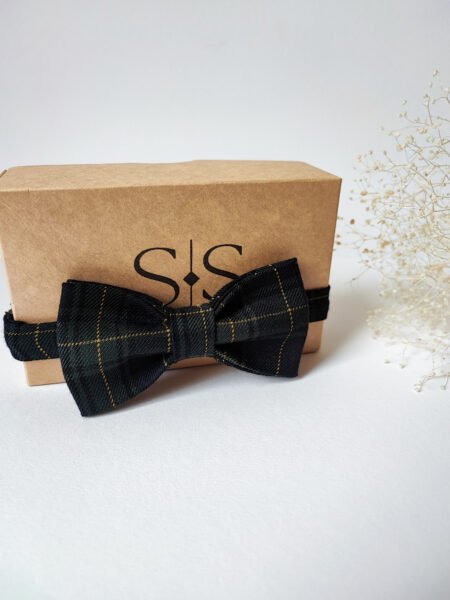 Žalia vyriška medvilnės-vilnos peteliškė