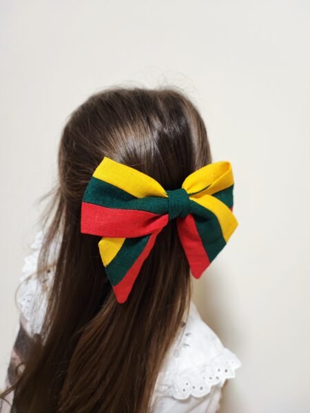 Trispalvis plaukų segtukas