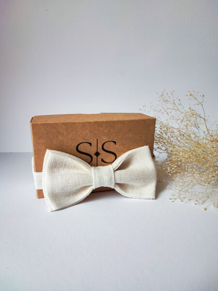 Lininė peteliškė "Pieno baltumo"