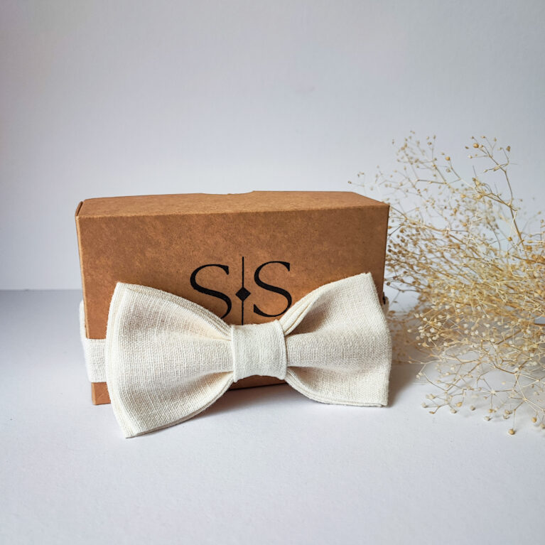 Lininė peteliškė "Pieno baltumo"