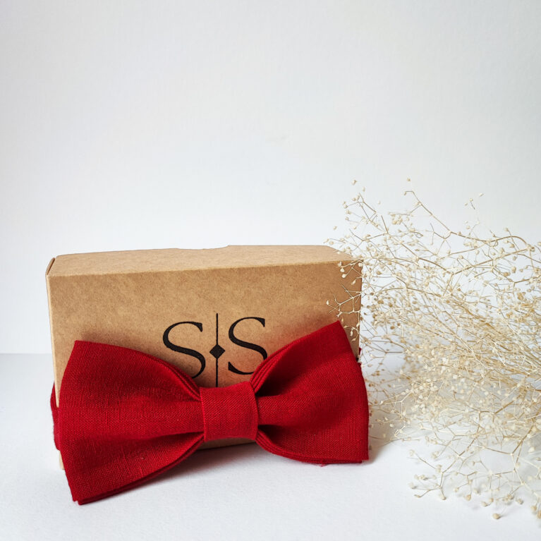 Lininė peteliškė "Ryškiai raudona"