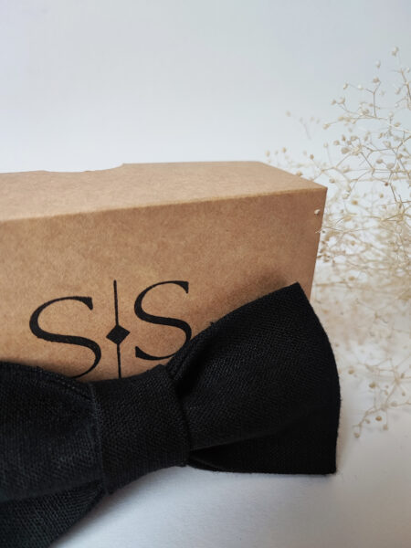 Lininė peteliškė "Juoda"